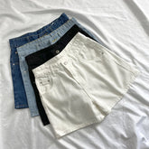 Lässige Denim-Shorts Jeanshose